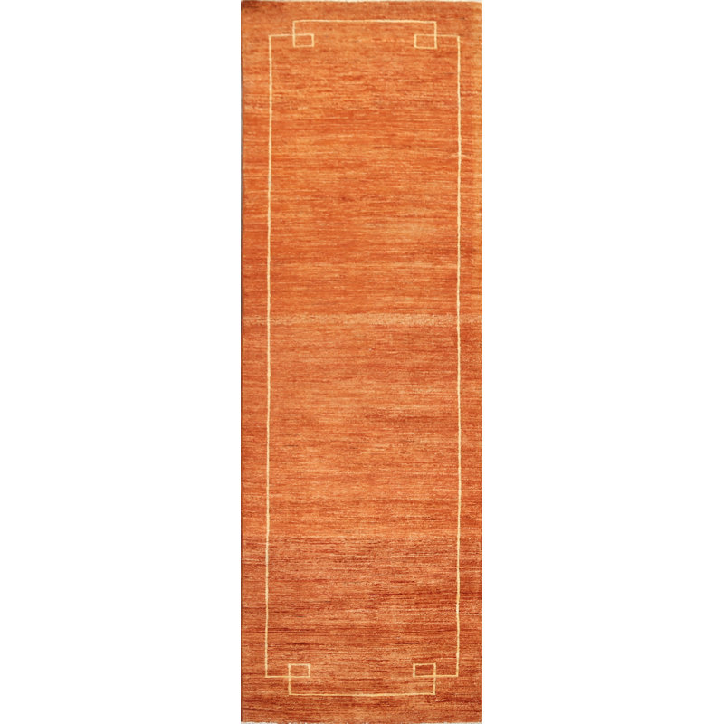 Baze Wool Geometric Indoor Rug, Runner 2'7" x 9'10"