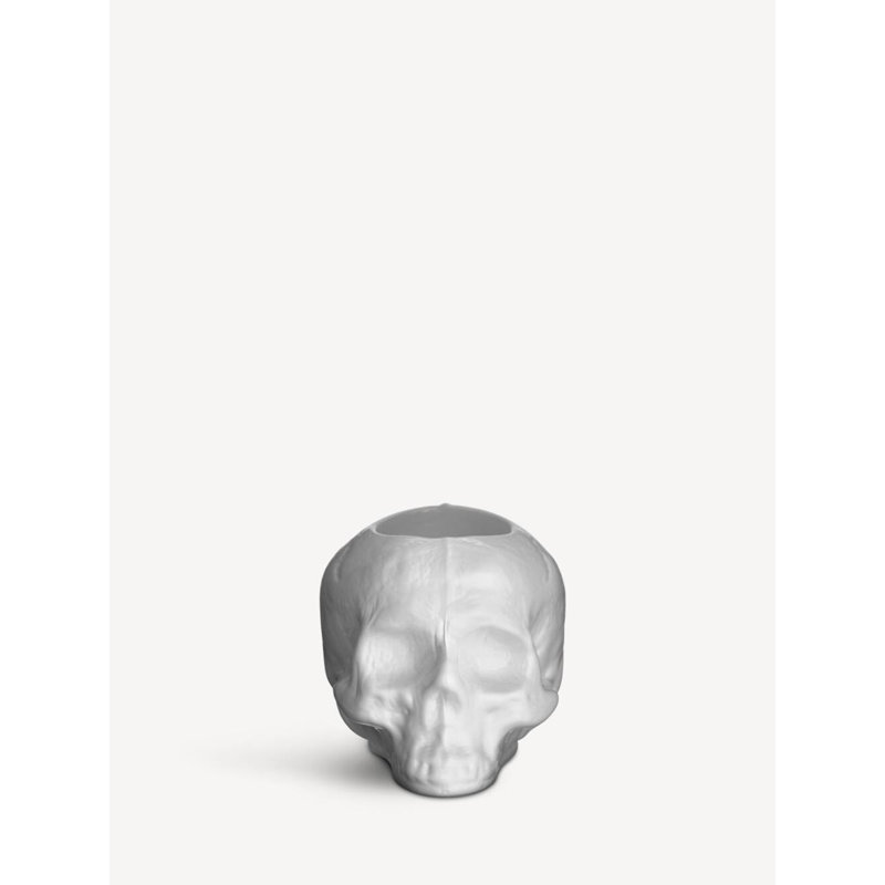 Still Life 3.3464'' H Lead Free Crystal Tabletop Votive Holder, Off White