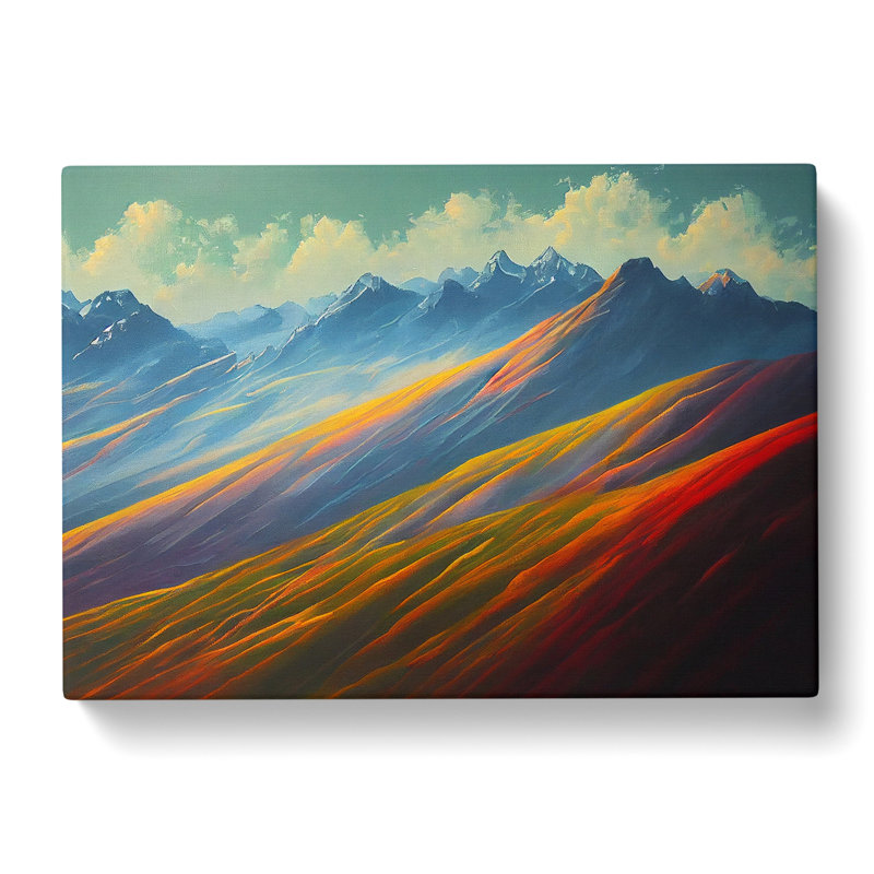 Stellar Mountains - Wrapped Canvas, 40cm H x 60cm W x 3cm D