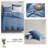 Super Soft Duvet Cover - 100% Washed Microfiber Comforter Cover Set 3 Pieces with Zipper Closure & Corner Ties-1741523635-1741523628