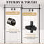 Satin Adjustable Curtain Pole Set-2018422307