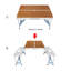Table de camping rectangulaire en aluminium pour 4 personnes Centerdale-1638499349-1638499350