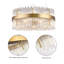 Lustre rond en verre 18 lumières Transitional-48402963