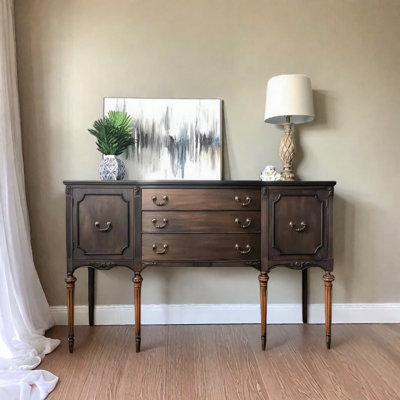 Retro Multifunctional Console Table