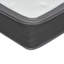 Matelas hybride très grand à ressorts ensachés dans une boîte, matelas en mousse viscoélastique gélifiée pour un sommeil confortable, blanc / gris-90557100