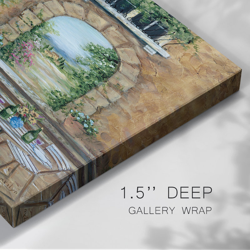 Toile tendue toscane avec galerie Tuscan, H 18 po x l 27 po
