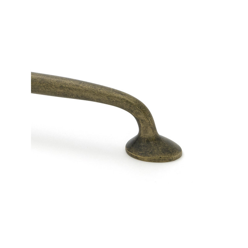 Moore Handle Pull, Burnished Brass, 6.3"