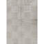 Wool Geometric Area Rug in Silver