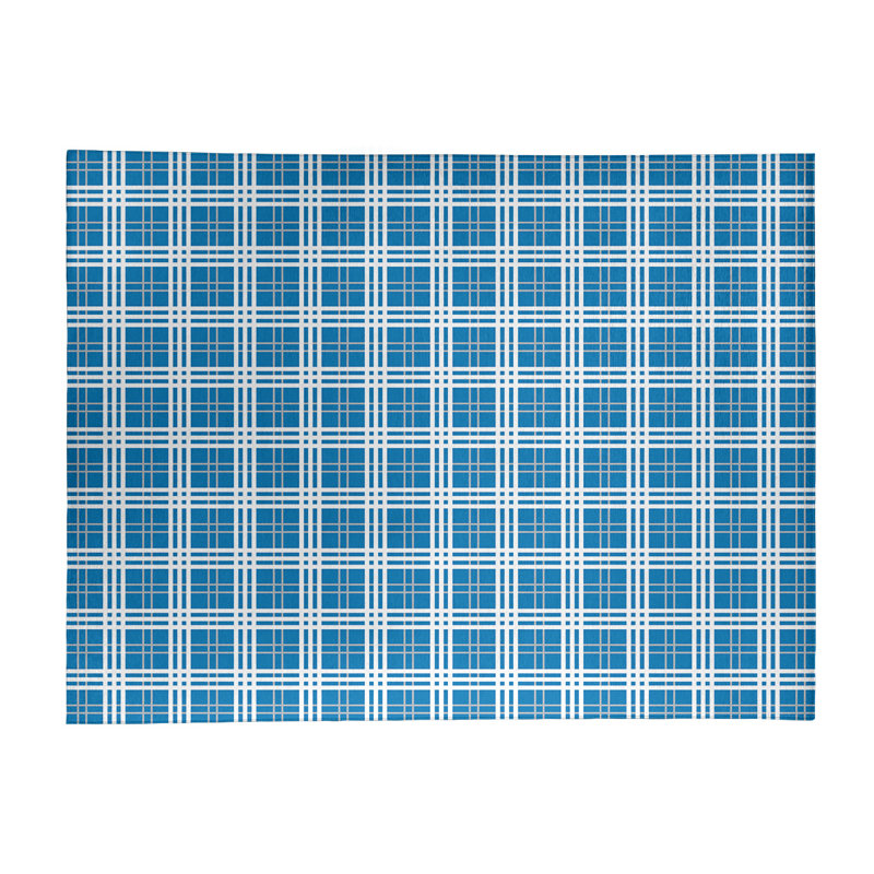 Plaid Indoor Rug, Rectangle 8' x 10'