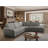 133.5''W 4-Piece Curved Modular Oversized Wedge Chaise Sectional-739404708