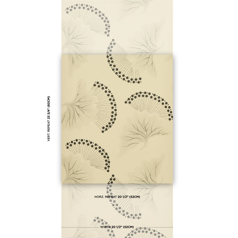 Schumacher x Neisha Crosland Anemone Wallpaper