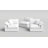 Oversized Cloud Modular Sectional Sofa, Comfy Down Filled Sectional Sofa, Upholstered Deep Seat Couches For Living Room, Detachable & Washable For All Sofa Covers-648753612-648753613