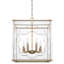  Lustre carré 8 lumières façon bougie-32971100