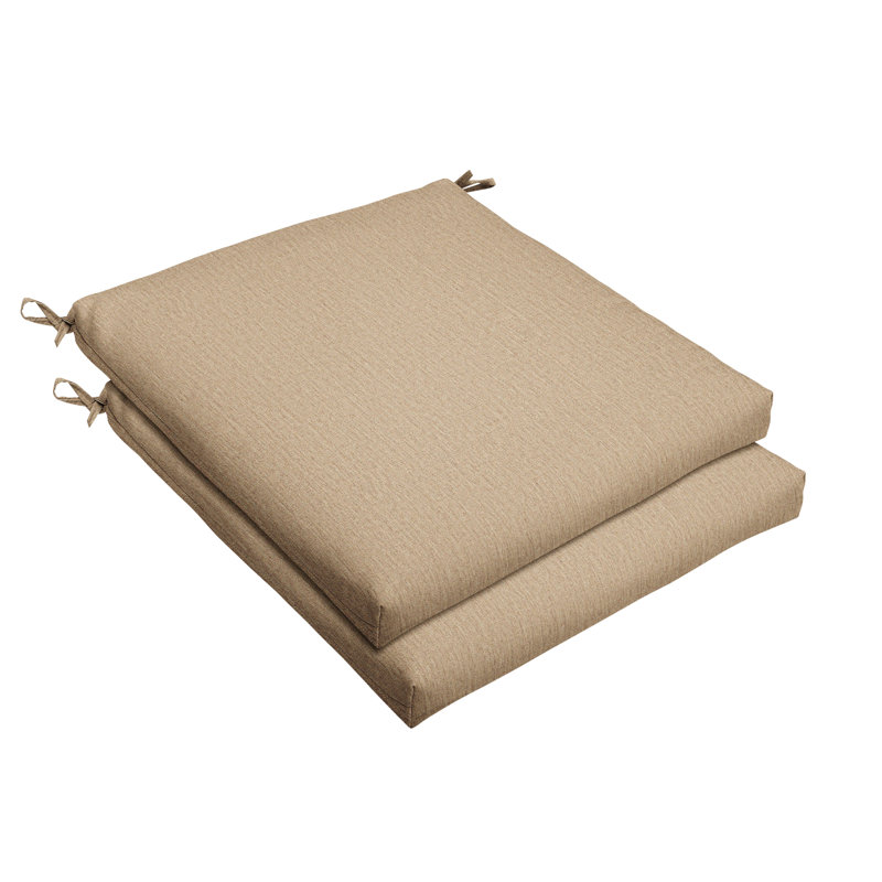 Coussin de siège intérieur/extérieur Sunbrella, L 19 po x P 19 po, Sunbrella® blanc
