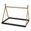Lit sur pied avec structure triangulaire