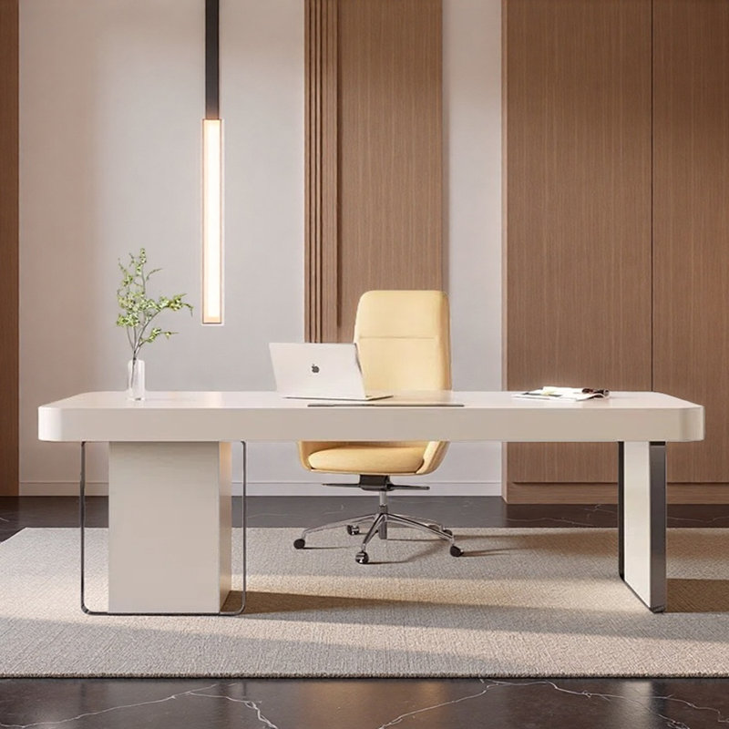 Bureau de maison moderne, H 29,53 po x l 82,68 po x P 33,46 po
