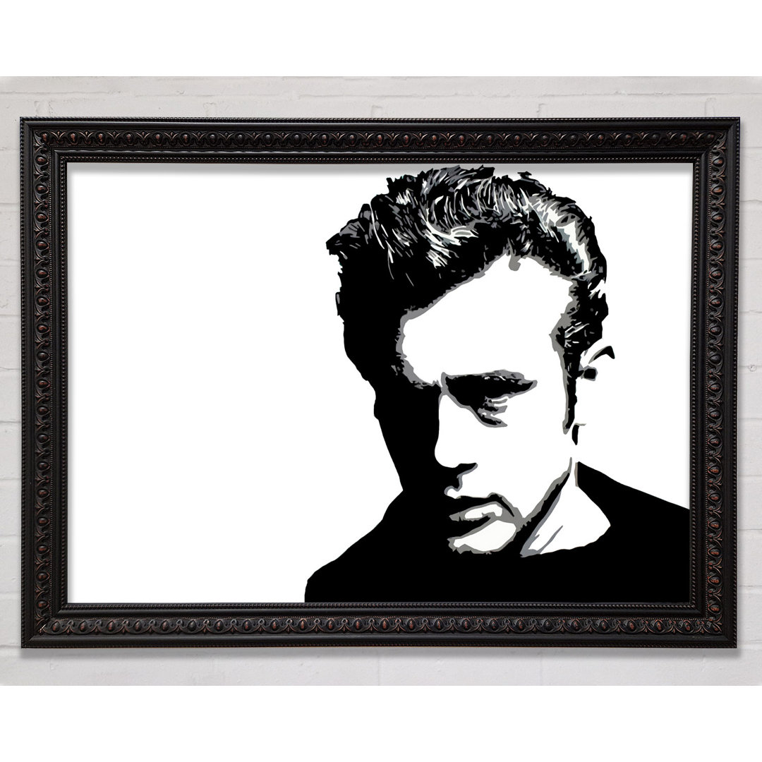 James Dean Pop Art - Einzelne Bilderrahmen Kunstdrucke