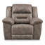 Fauteuil inclinable manuel berçant Aky, similicuir lisse-113768434