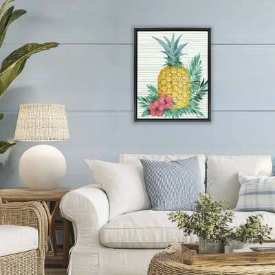 Cadre flottant ananas Bora Bora, design par Paul Brent