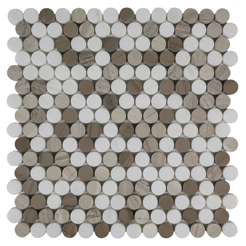 Gamelin 12" x 12" Mosaic Wall Tile