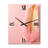 Boho Glam Pink Feather Elegance - Feathers Wall Clock Oversized-99637956
