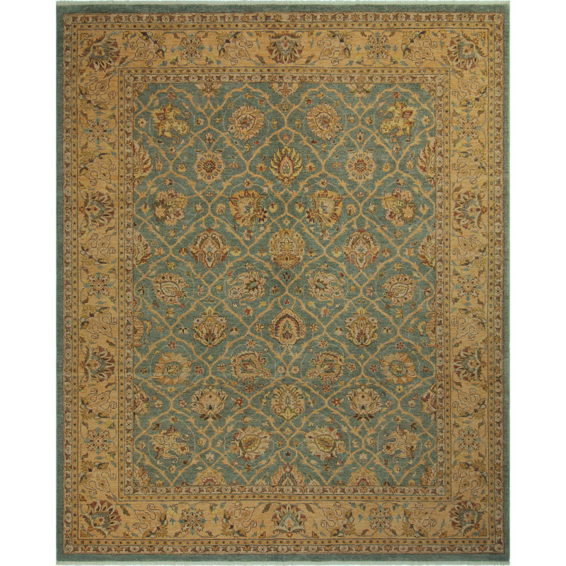 Dorn Hand Knotted Wool Oriental Indoor Rug