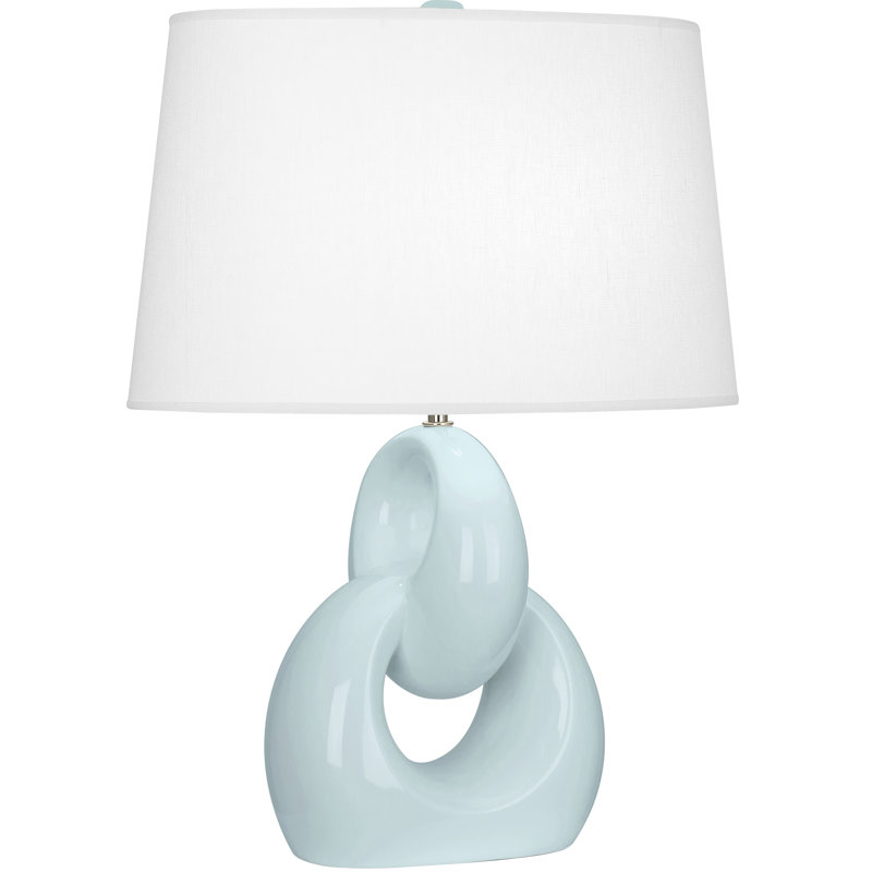 Lampe de table 27 po Fusion, Bleu pastel