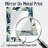 Amyriah Coastal Symphony Tropical Pattern - tropical  Decorative Wall Mirror, Tropical Mirror, Printed Metal Art-1343816246