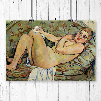Suzanne Valadon Reclining Nude - Frameless Print