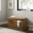 Atreju Faux Leather Ottoman-664615433-664615432