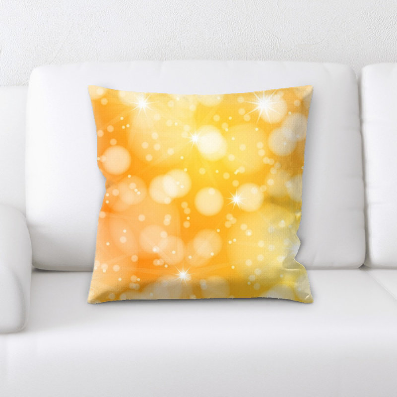 Coussin décoratif arrière-plan, Jaune