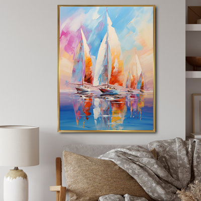 Sailboat Abstract Winds III