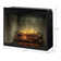 Dimplex Revillusion Built-In Electric Firebox Weathered Concrete Interior with Front Glass Panel