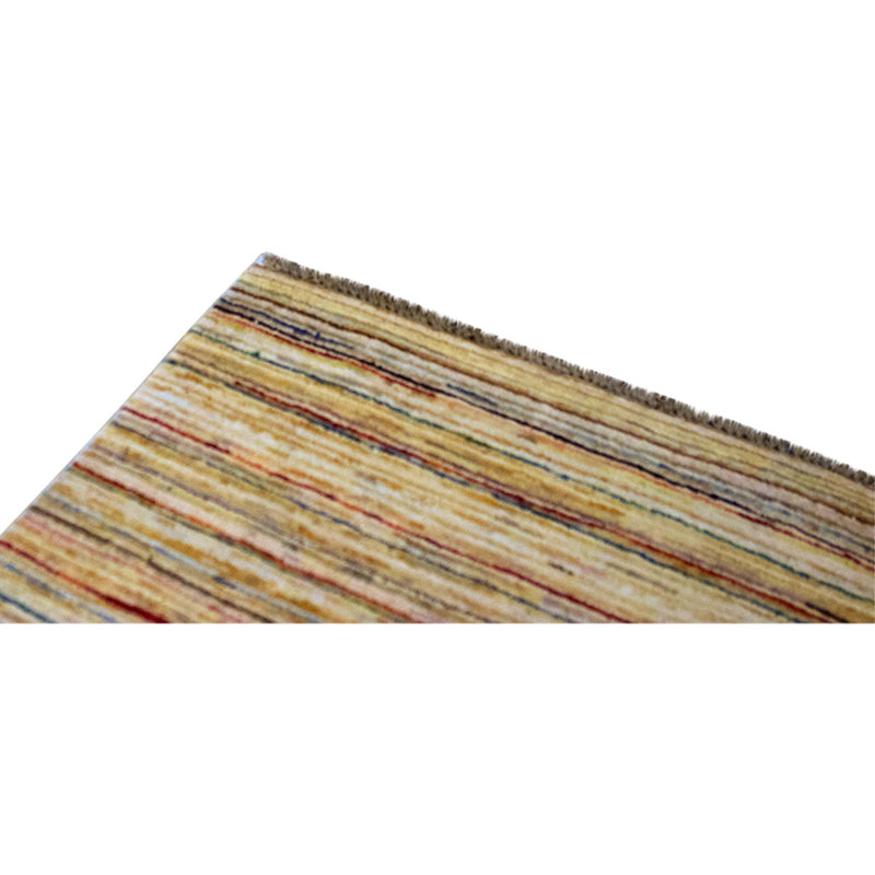 Hand Knotted Wool Area Rug in Multi