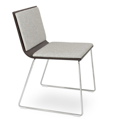 Sawyer 18'' H Upholstered Metal Dining Chair