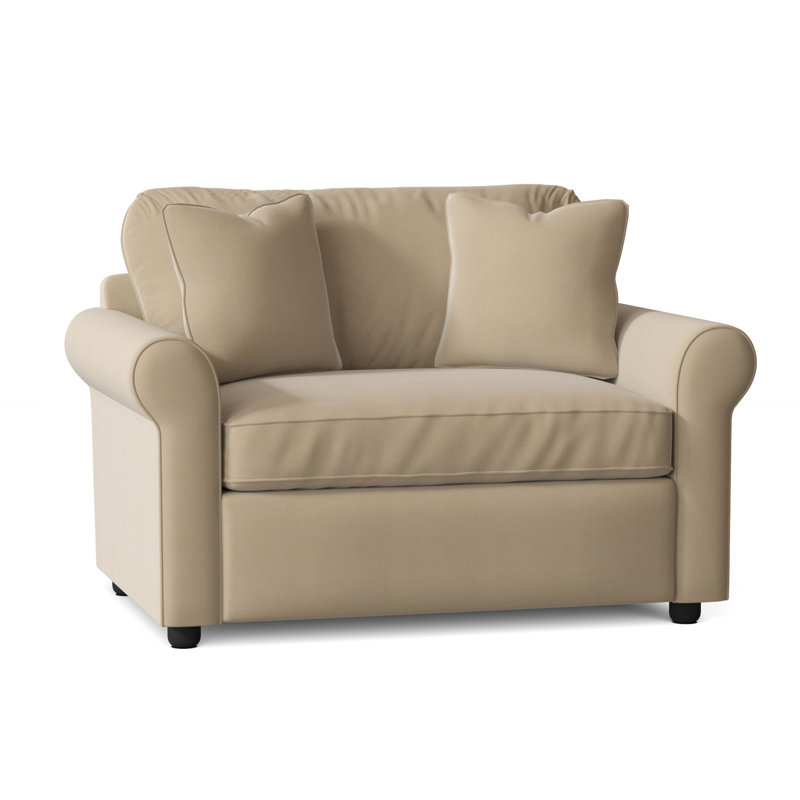 Fauteuil convertible de 54 po de largeur Warrington, Toile pierre Bayou
