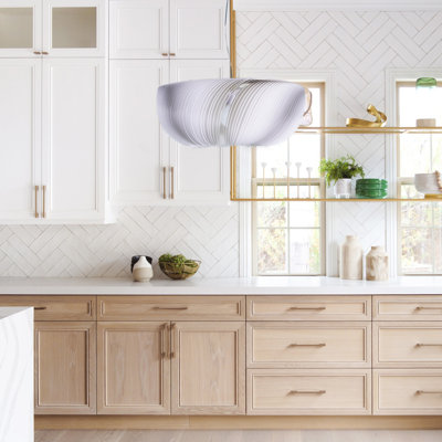  1- Light White Unique/statement Modern Pendant