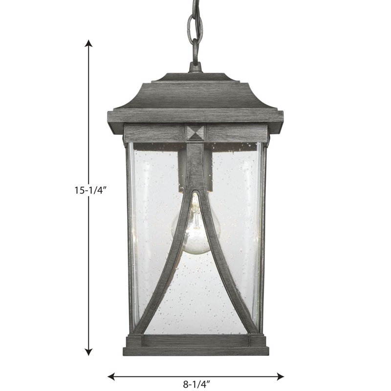 Seagraves Outdoor Hanging Lantern, Graphite