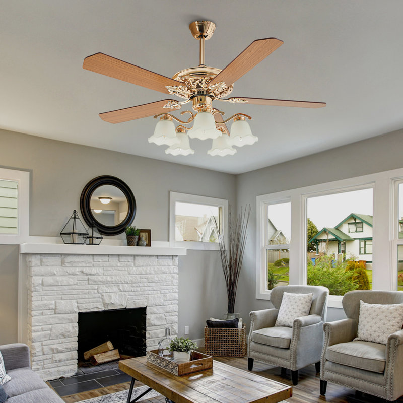 52'' Ceiling Fan with Light Kit