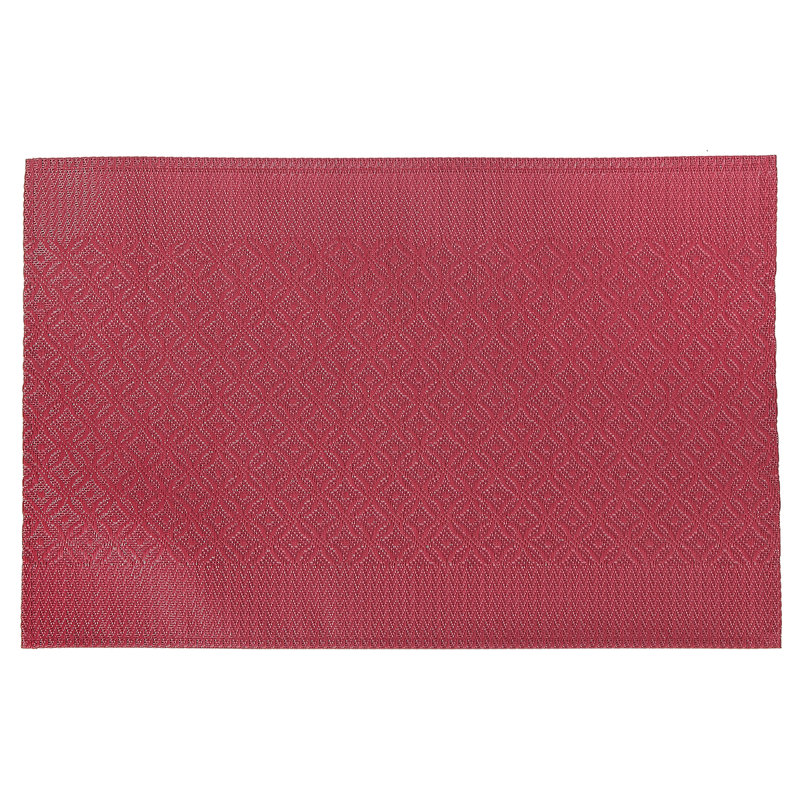 Napperon en vinyle 12 "Hombach, Rouge