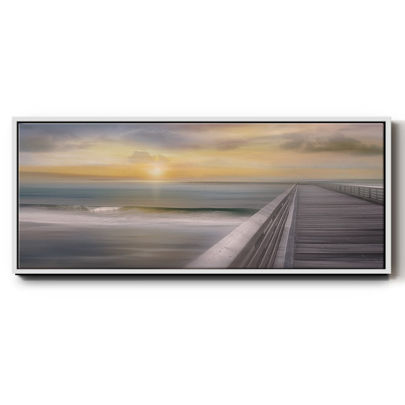 Sundown- Framed Canvas, 20" H x 50" W