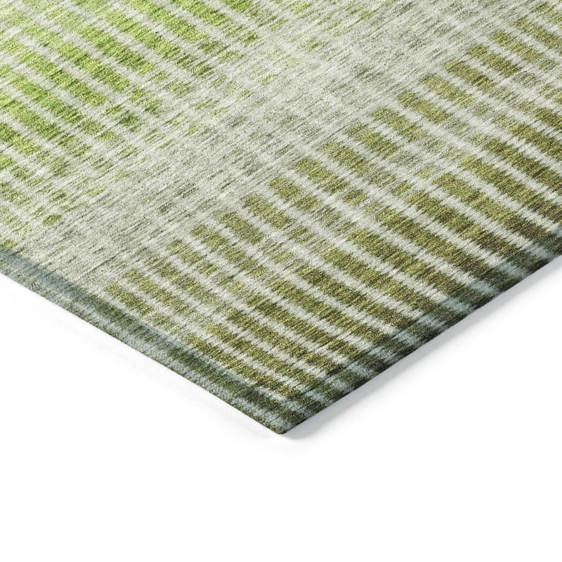 Machine Washable Indoor/Outdoor Jouett ACN2313 Stripes Rug, Rectangle 5' x 7'6"