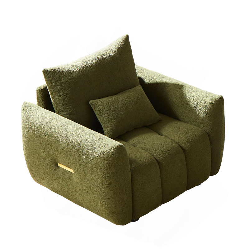 MH36.8'' Teddy Fabric Sofa, Green