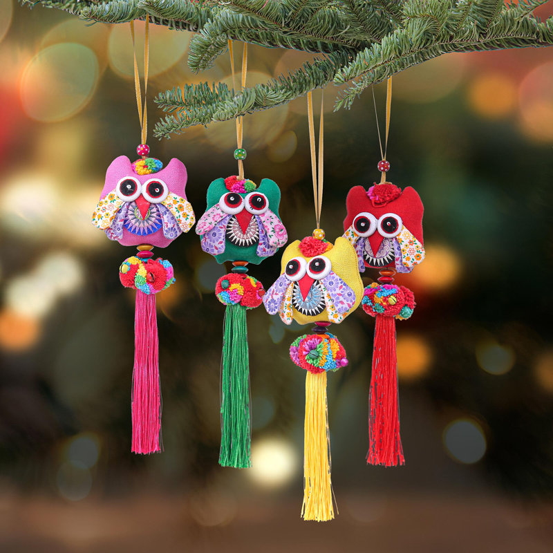 Ornement suspendu Happy Happy Owls