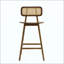 Tabouret de bar d'intérieur en bois, fini, ensemble de 2-157909825