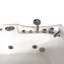 Baignoire tourbillon de coin blanche 2 places avec chauffeur et 9 jets GINEVRA 59 "x 59"