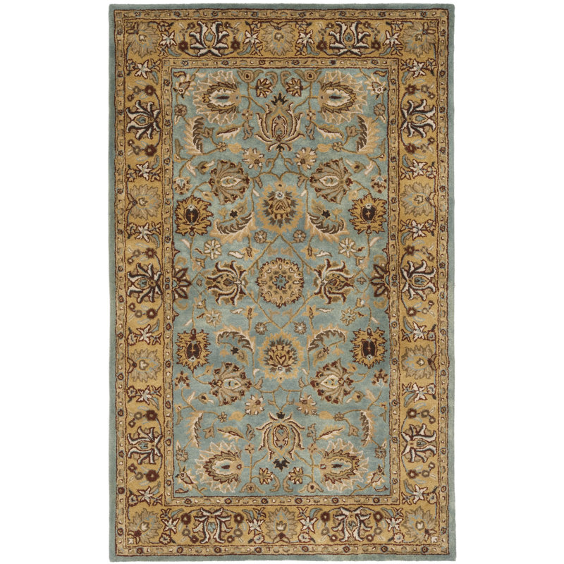 Cardwell Hand Tufted Wool Oriental Rug, Rectangle 6' x 9'