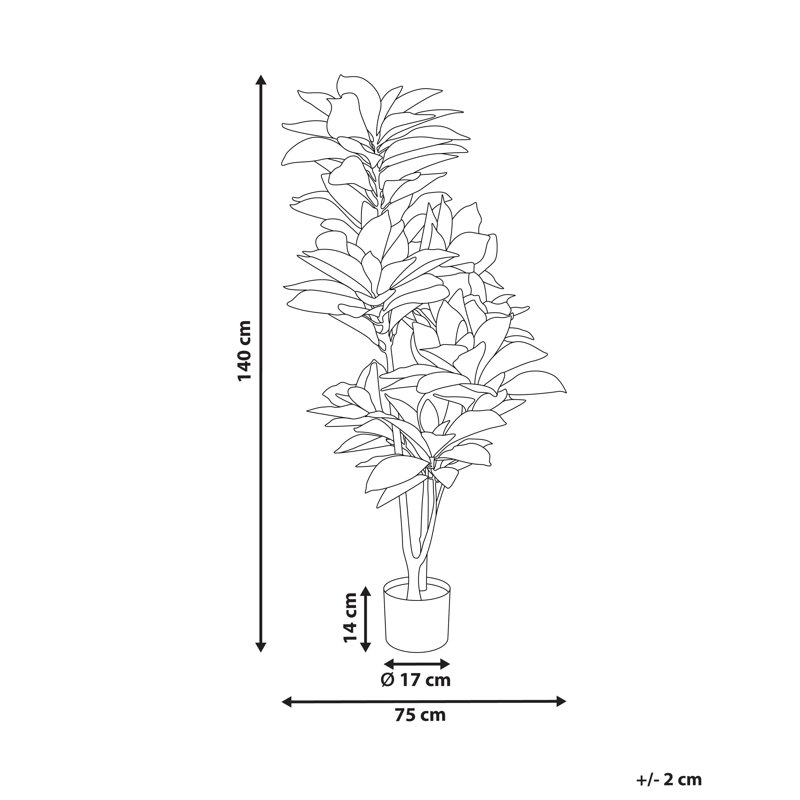 140cm Faux Plant in Planter