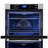 Cosmo 30 in. Haven Collection Double Electric Wall Oven, True Convection, Blue Porcelain, Self Cleaning in Stainless Steel