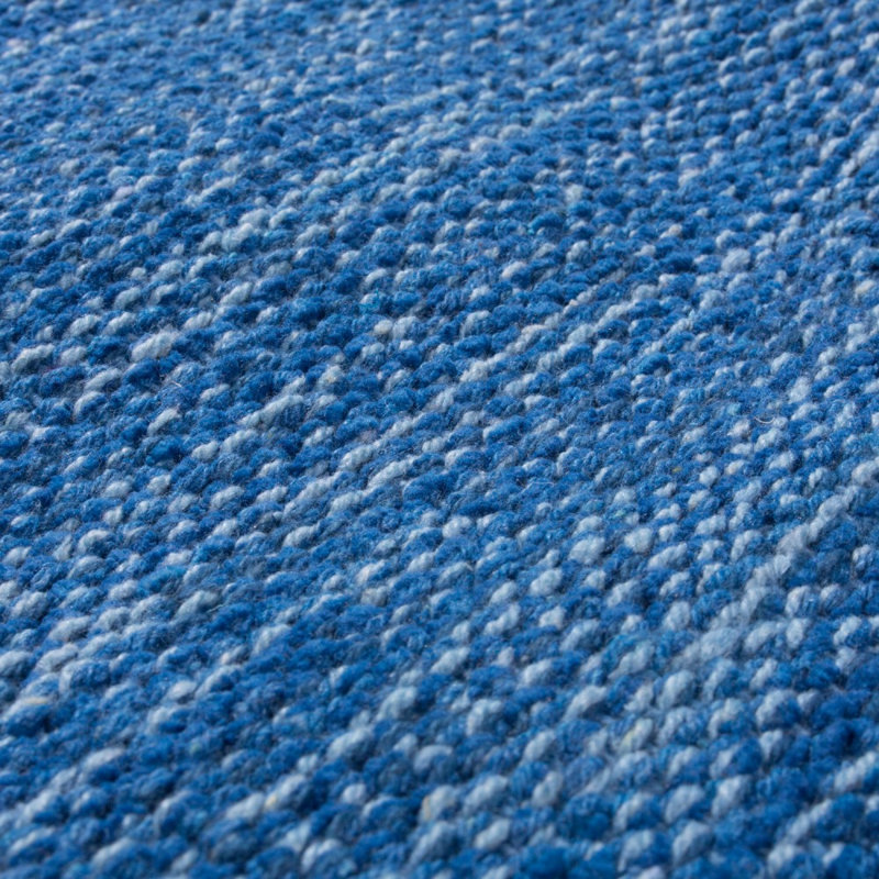 Crowborough Solid Colour Cotton Hand Woven Area Rug, Rectangle 200 x 290cm